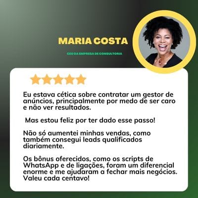 depoimento de cliente gestão de tráfego